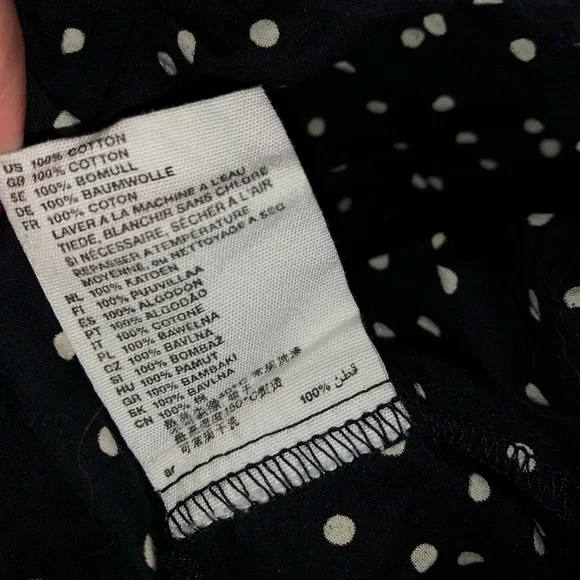 🇨🇦 H&M - Polka Dot Tie Shoulder Dress - Picture 4 of 12